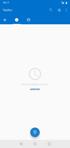 Wählen Sie Tastenfeld
