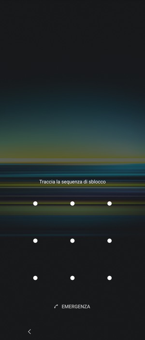 Il tuo telefono è ora protetto dal blocco schermo