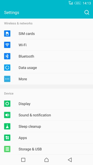 Select Wi-Fi