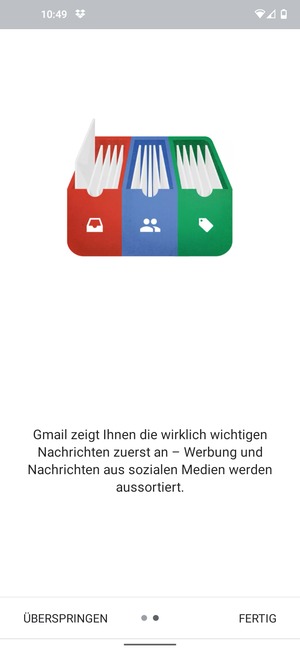 Wählen Sie FERTIG