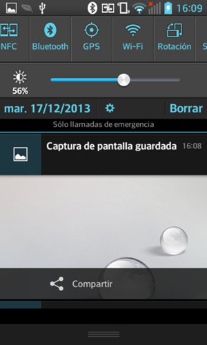 Seleccione GPS para desactivar el