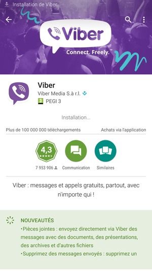 Veuillez attendre la fin de la procédure d'installation