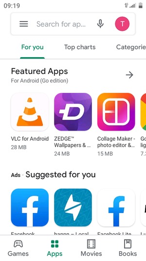 Select the Search bar