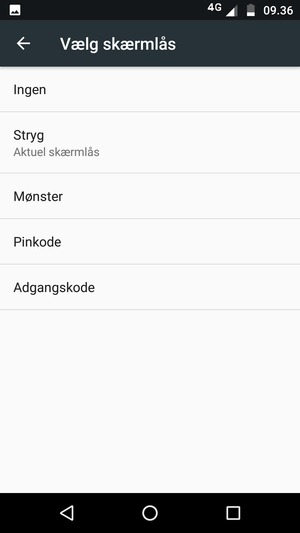 Vælg Mønster