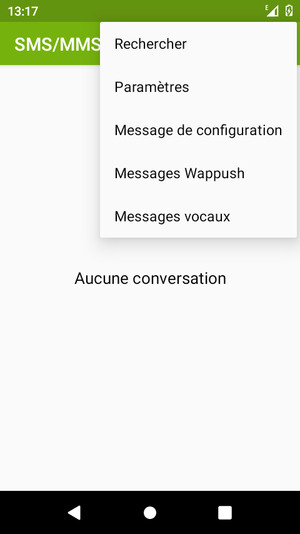 Sélectionnez Paramètres