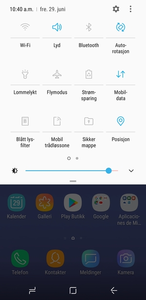 Slå av Posisjon