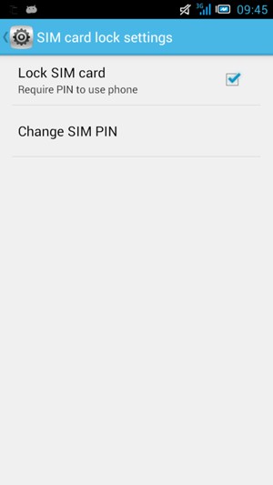 Select Change SIM PIN