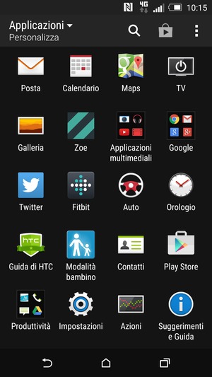 Seleziona Impostazioni