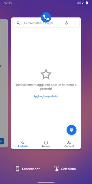 Scorri verso l'alto le app per chiuderle