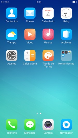 Seleccione Ajustes