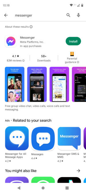 Select the app