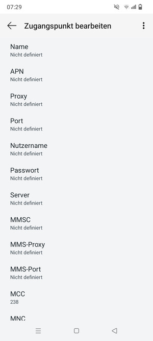 Geben Sie MMS-Informationen ein