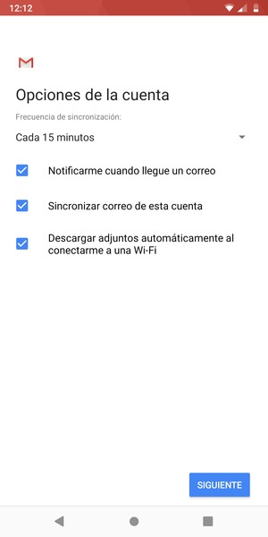 Seleccione SIGUIENTE