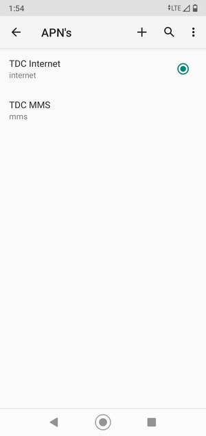 Uw telefoon is nu geïnstalleerd voor mms
