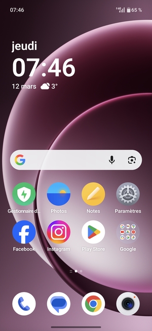 Sélectionnez Google