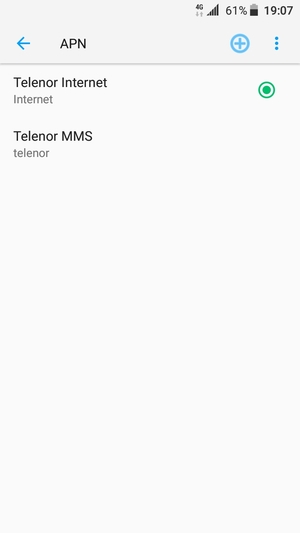 Seleziona il tasto Menu