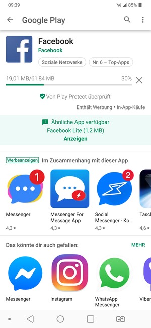 Warten Sie, bis der Installationsprozess  beendet ist