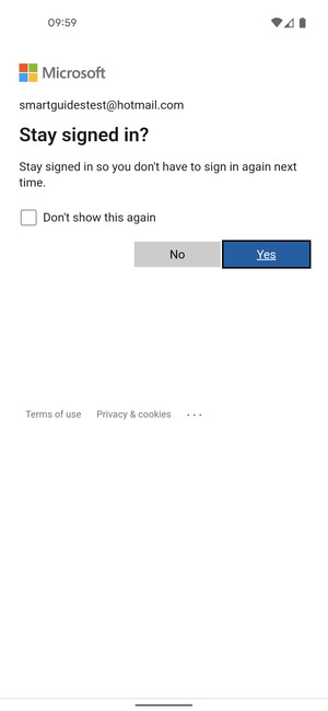 Select your preferred option
