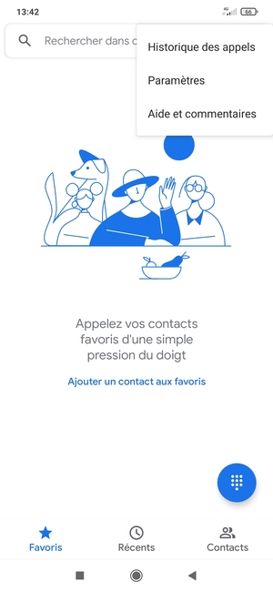 Sélectionnez Paramètres