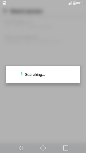 Wait for the search to finish