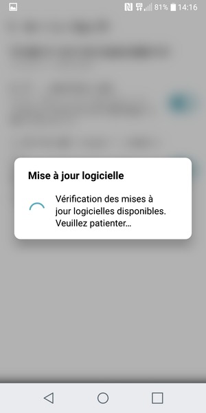 Veuillez attendre la fin de la recherche