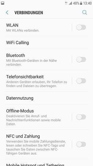 Wählen Sie WLAN