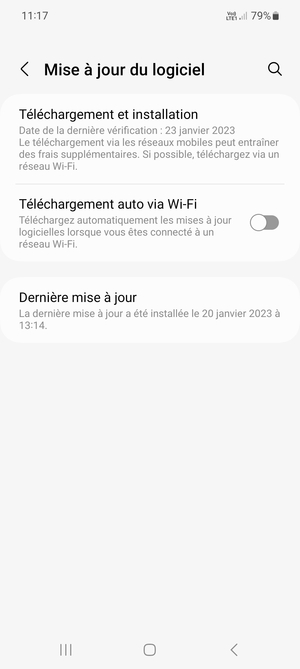 Sélectionnez Téléchargement et installation