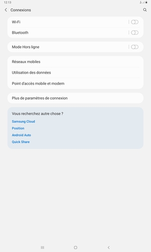 Sélectionnez Wi-Fi
