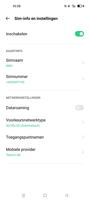 Selecteer Toegangspuntnamen