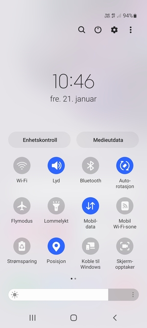 Slå av Posisjon