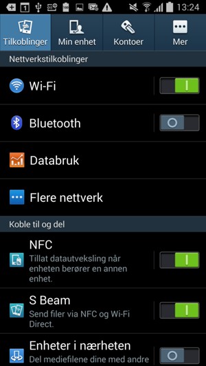 Velg Flere nettverk