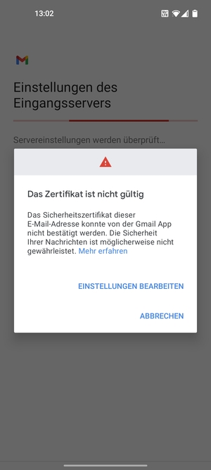 Wählen Sie EINSTELLUNGEN BEARBEITEN