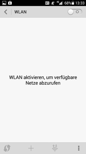 Schalten Sie WLAN ein