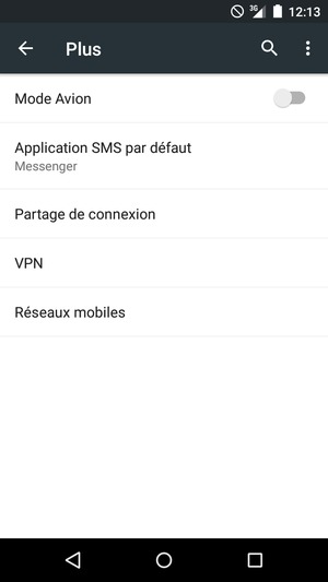 Sélectionnez Réseaux mobiles
