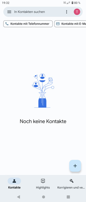 Wählen Sie Korrigieren und verwalten