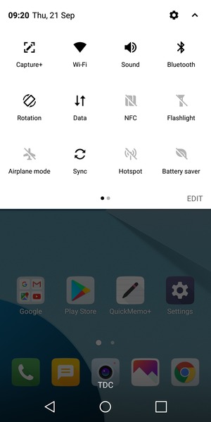 Turn off Wi-Fi and Bluetooth