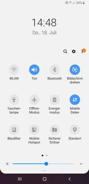 Wählen Sie Energiemodus