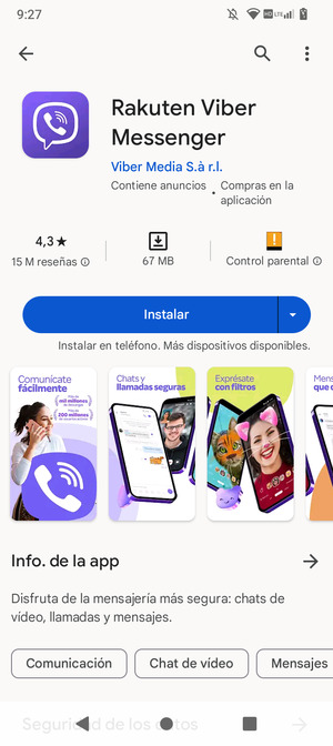 Seleccione Instalar