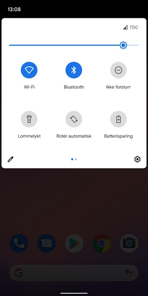 Slå av Wi-Fi og Bluetooth