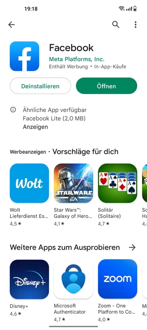 Wählen Sie Öffnen