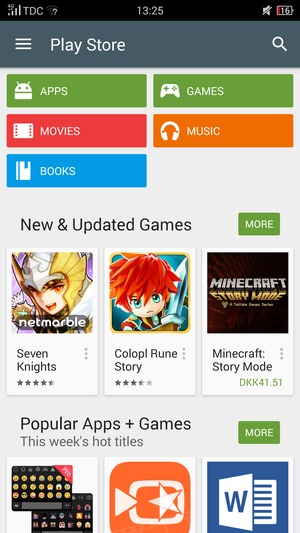 Select the Search button