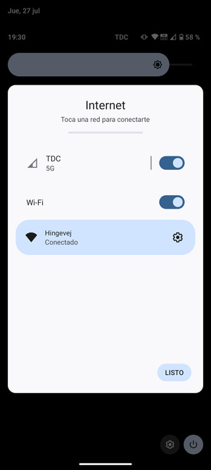 Desactive Wi-Fi