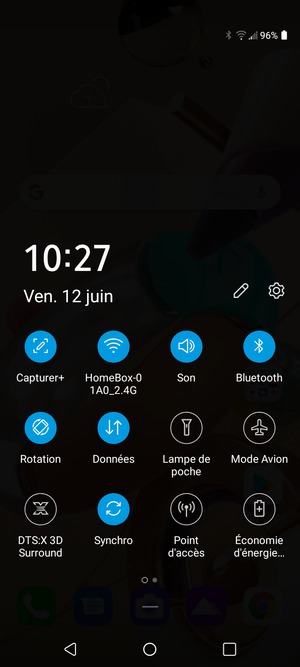 Désactiver le Wi-Fi et le Bluetooth