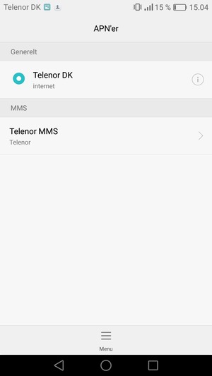 Din telefon er nu sat op til MMS