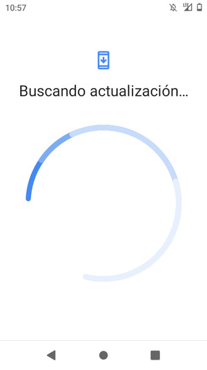 Espere a que la búsqueda termine