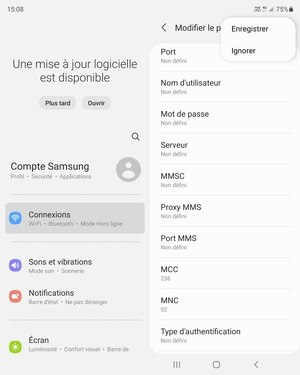 Sélectionnez Enregistrer