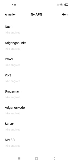 Indtast MMS-oplysninger