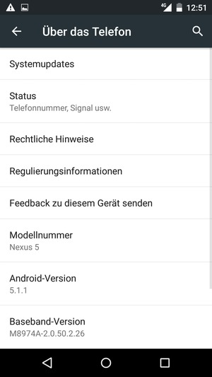 Wählen Sie Systemupdates