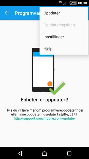 Velg Oppdater