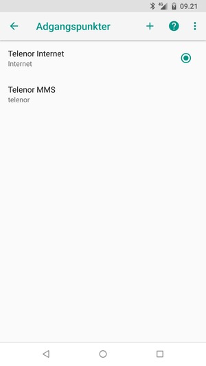 Din telefon er nu sat op til MMS